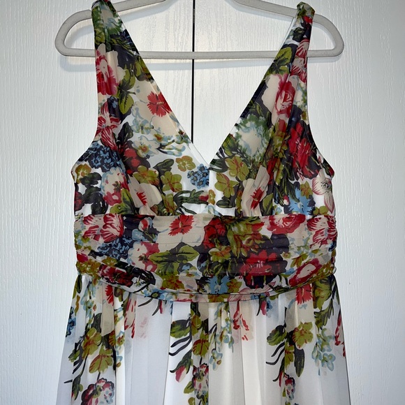 Brand: Ever Pretty Floral Printed Sleeveless V Neck Maxi Dress - Picture 3 of 16